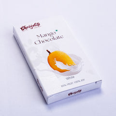 Real fruit mango milk chocolate bar