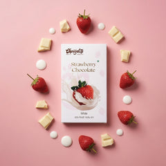 Strawberry white chocolate 75g