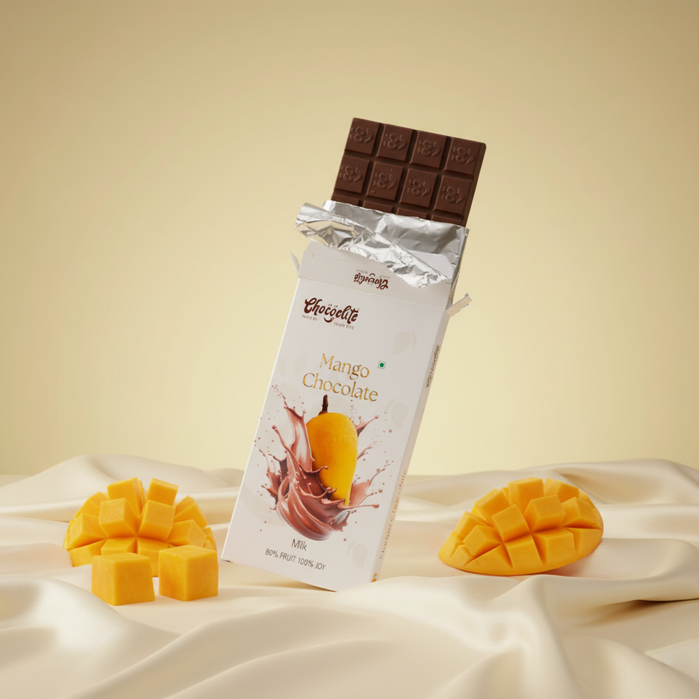 Mango real fruit chocolate bar