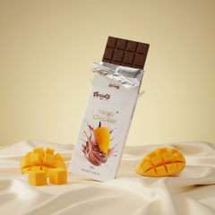 Mango real fruit chocolate bar