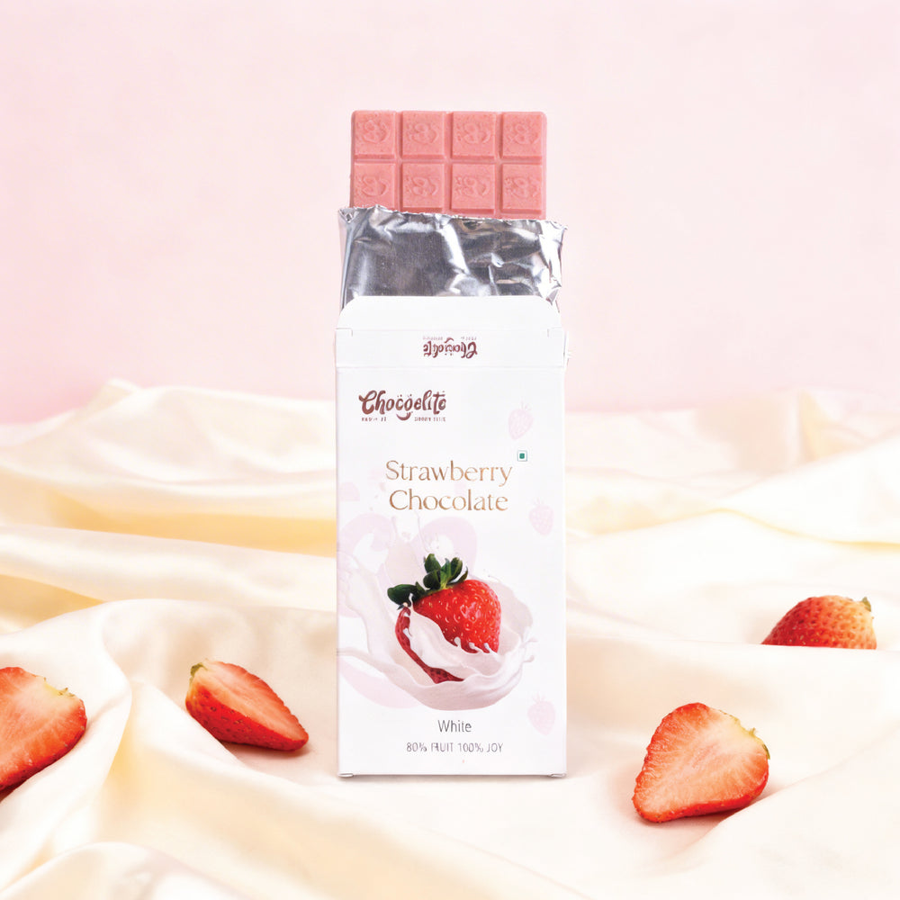 Strawberry white chocolate 35g