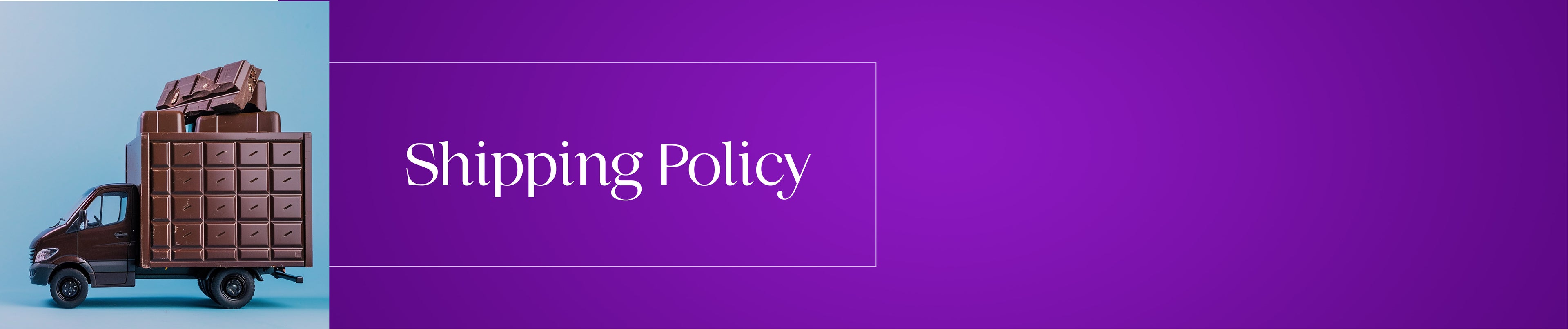 Shipping policy banner