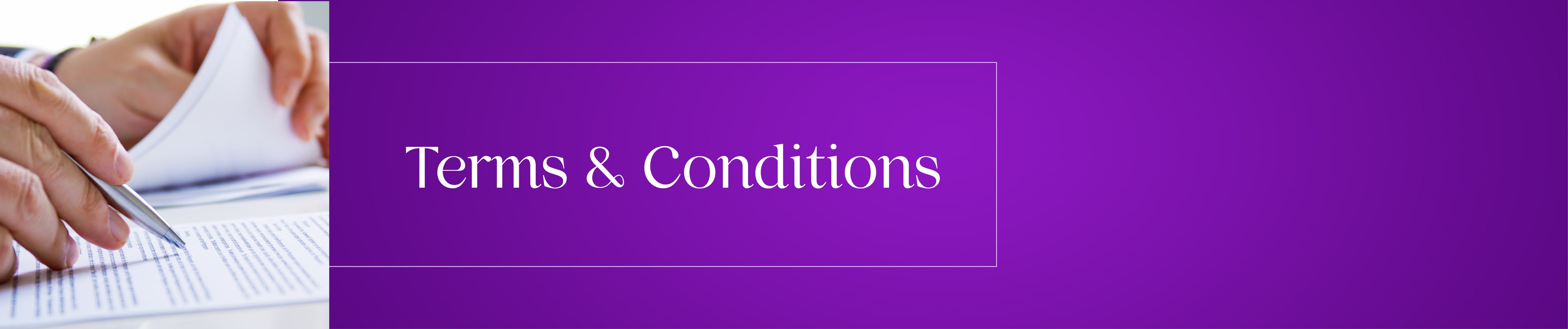 Terms & Condition